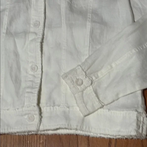 New Nicole Miller White Linen Jacket - Picture 6 of 8